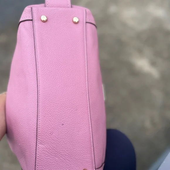 Coach Edie Pink Leather Shoulder Bag - Picture 4 of 9